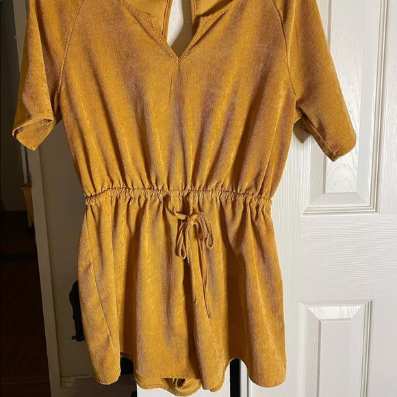 Mustard Yellow romper!